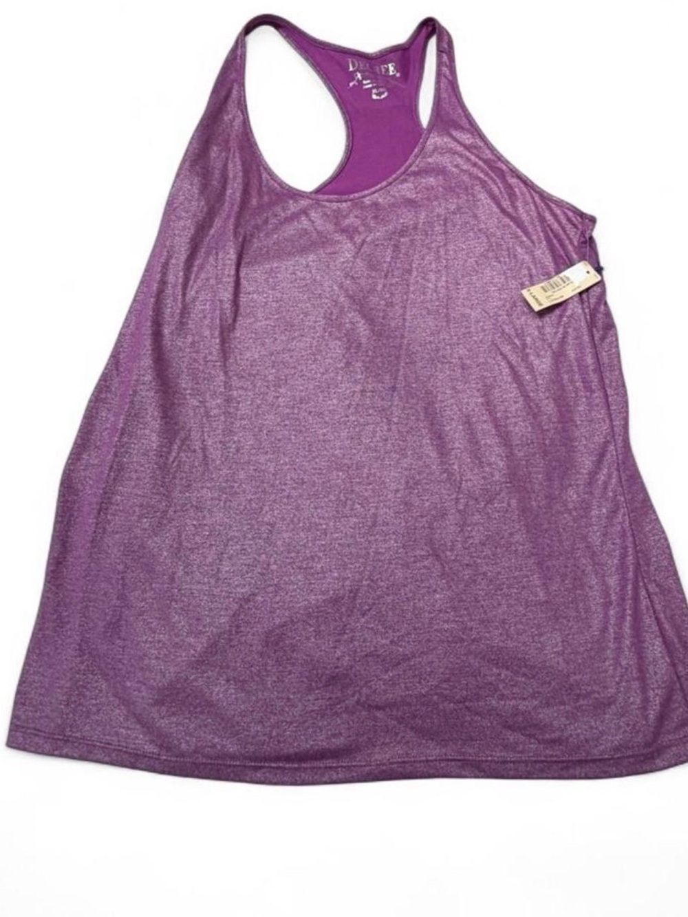 NWT’s Decree Purple Shimmer Racerback Tank Top